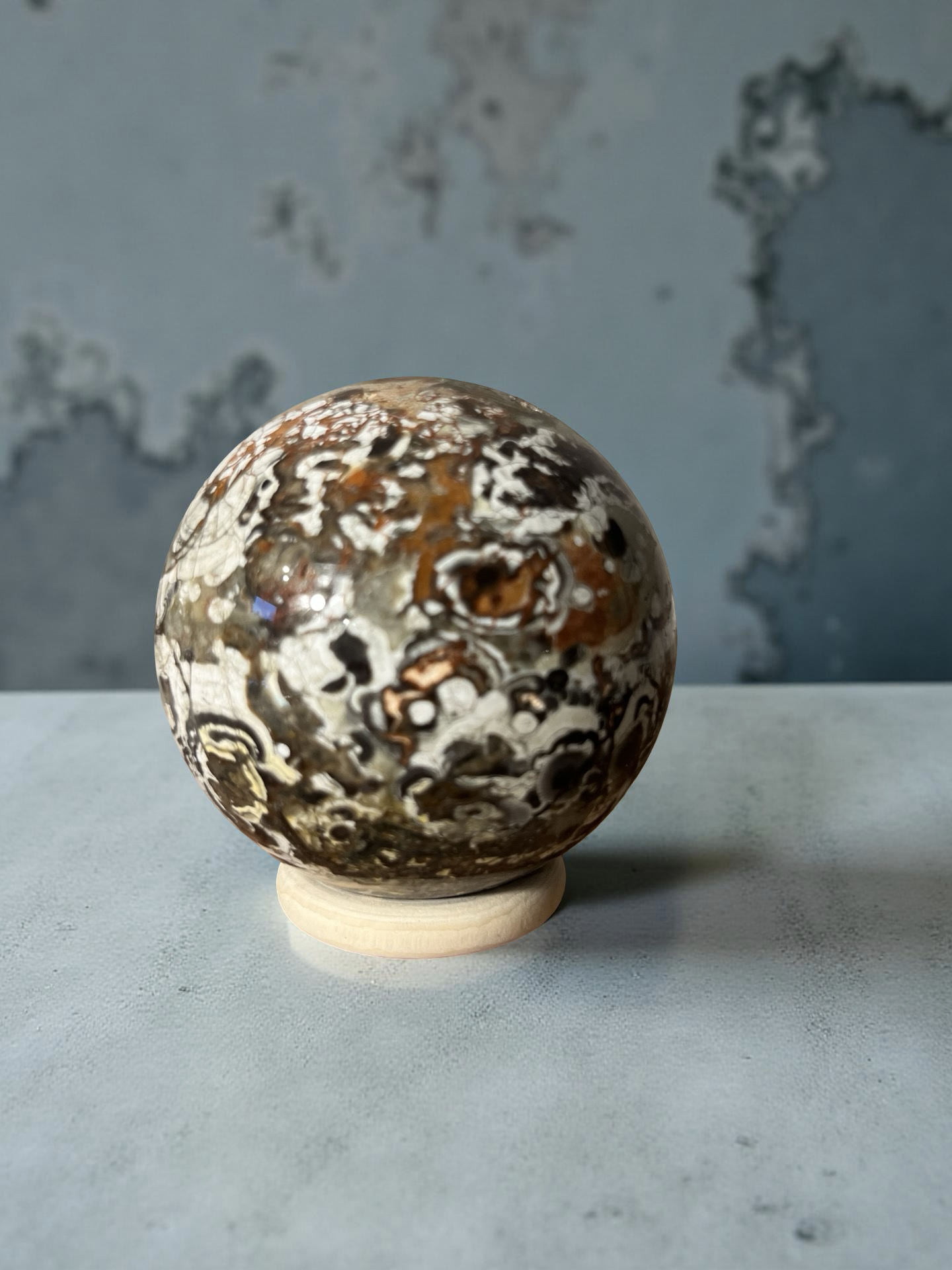 🌍 “Earth Spirit” – Ocean Jasper Bol