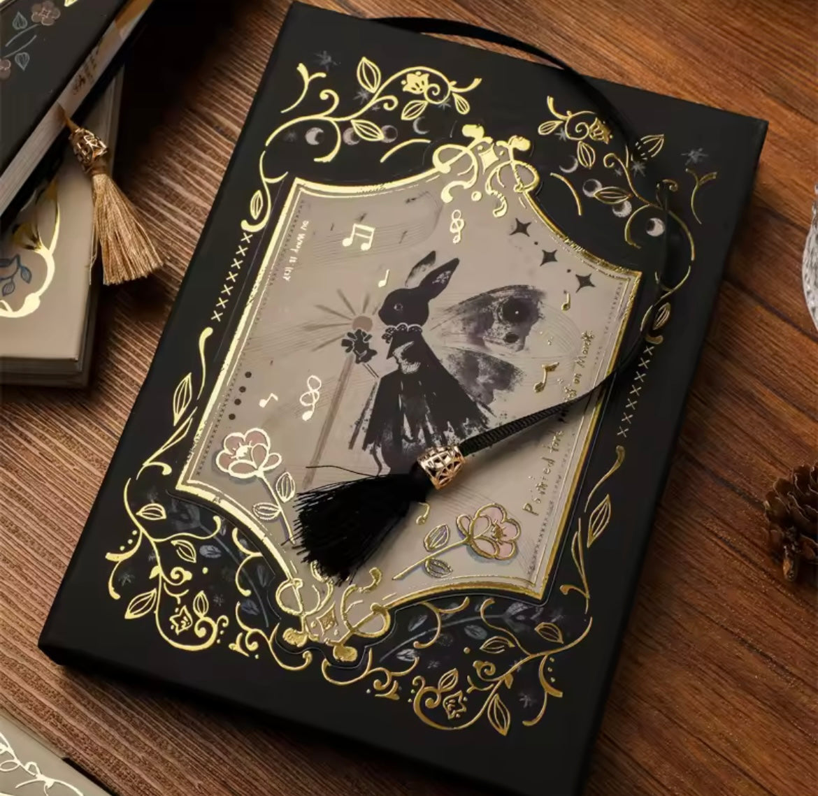 Luxe Spiritueel Dagboek – Magisch Ontwerp met Goudfolie