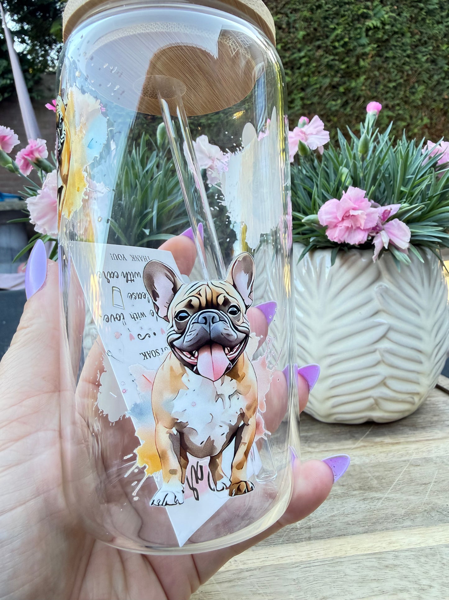 Franse Bulldog beker