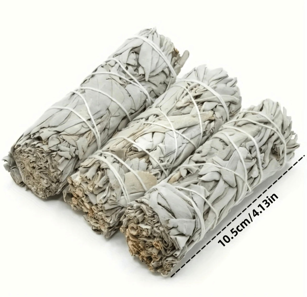 🌿 Witte Salie Smudge Stick (10,5 cm)