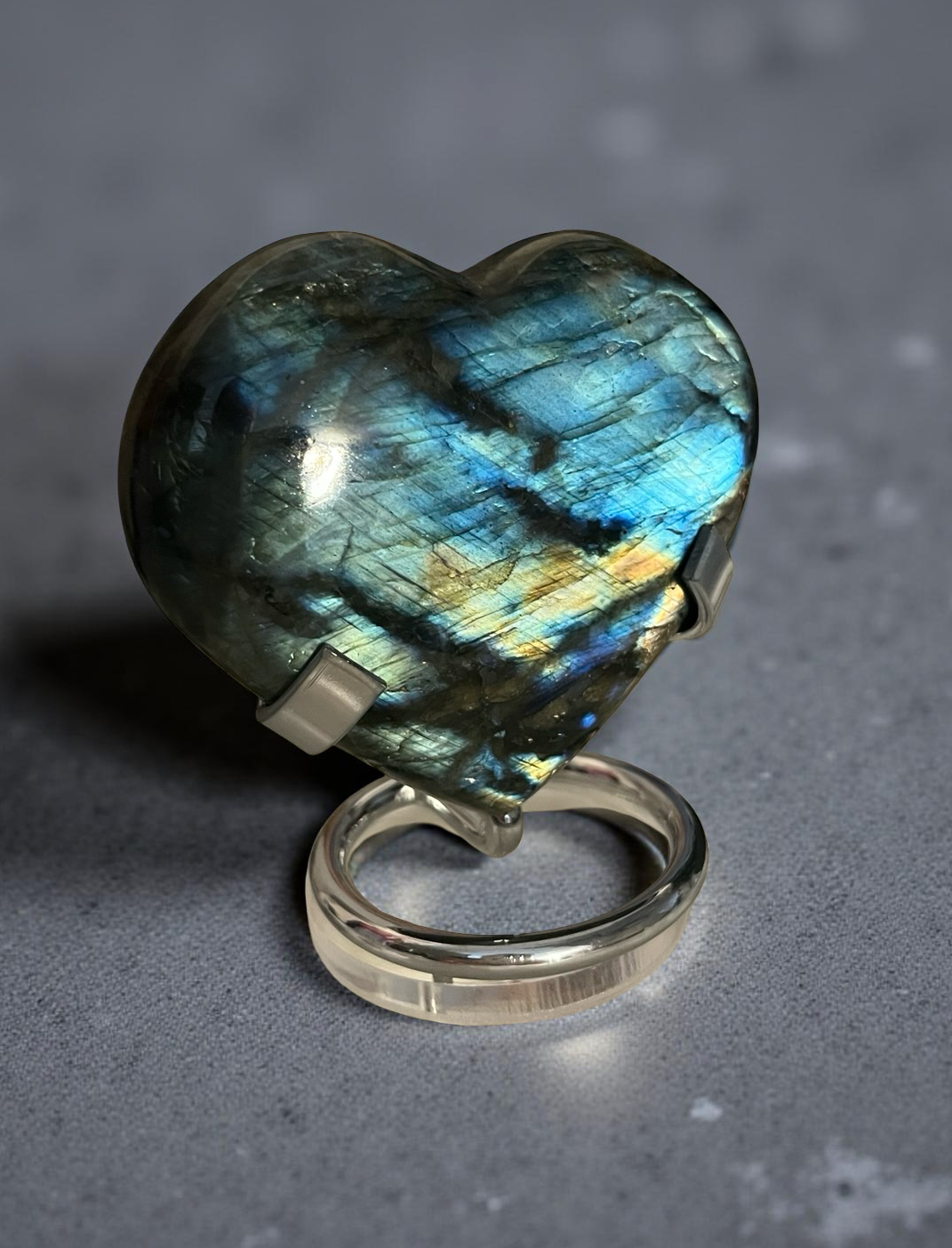 Hart van Licht – Labradoriet Beschermsteen