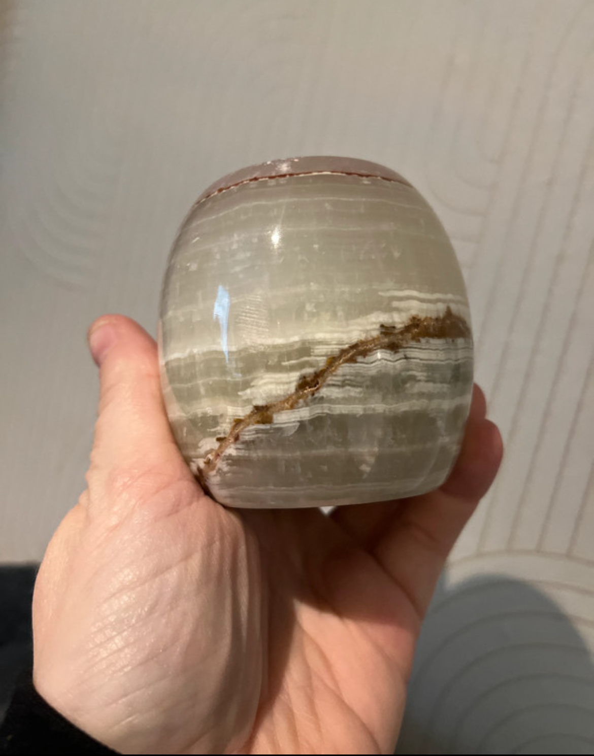 Onyx Theelichthouders – handgemaakt, natuursteen (keuze uit 3 varianten)