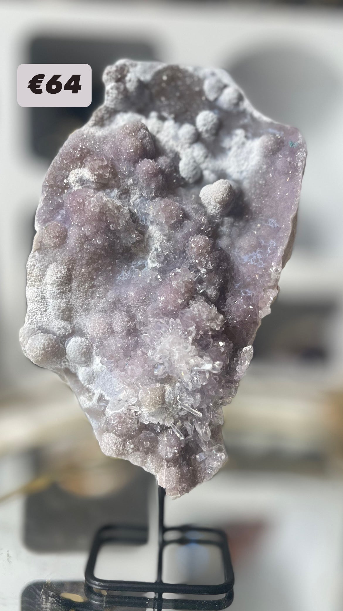 🌸 Zeoliet op standaard – “Dream Blossom”