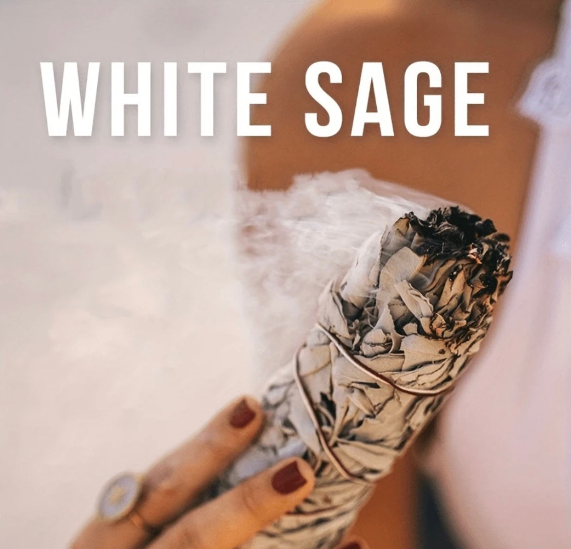 🌿 Witte Salie Smudge Stick (10,5 cm)