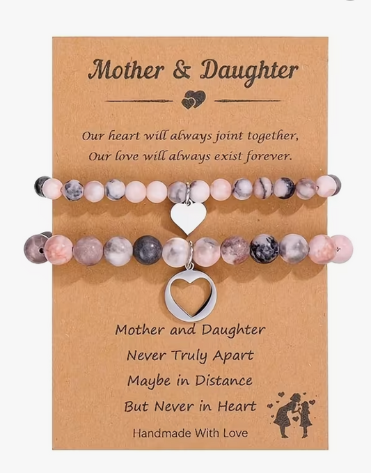 💞 “Mother & Daughter – Verbonden Armbandenset