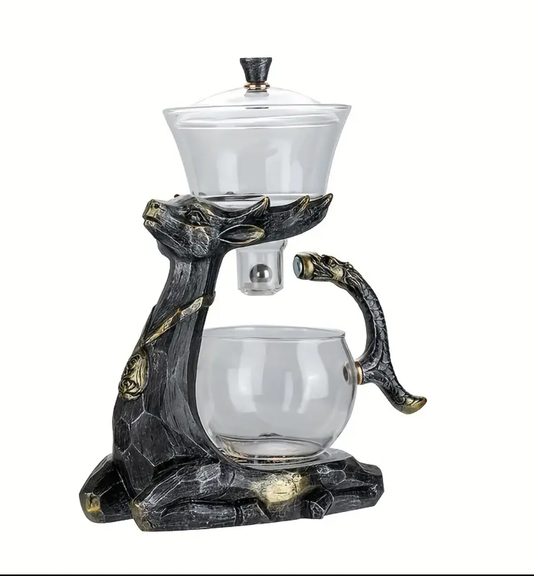 🦌✨ “Forest Alchemy Ritual Set – Thee, Kristal & Stilte”